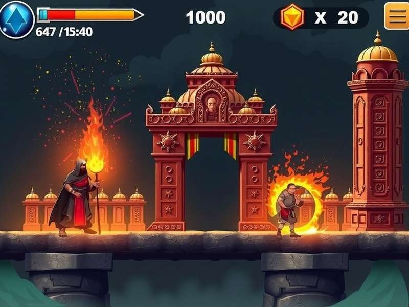Divine Temple Defender gameplay screenshot
